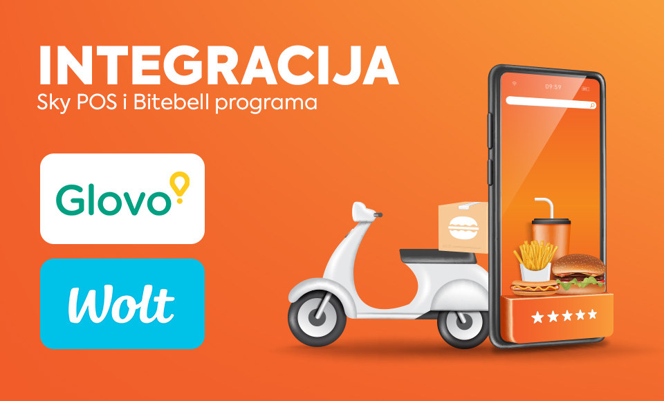 Integracija Sky POS i platforme za dostavu Bitebell